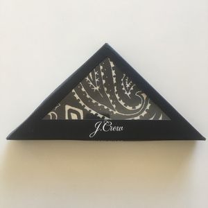 J.Crew silk bandana style scarf - navy - NEW